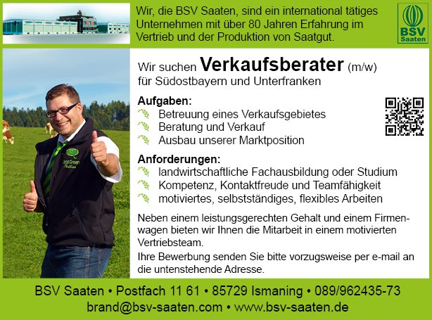 Stellenangebot Verkaufsberater